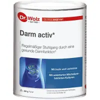 Dr. Wolz Darm Activ | Regelmatige Stoelgang supplement | gezonde darm 400gr poeder met Inulin en melkzuurbacterien - Verhoog de stoelgang - kan bijdragen voor gewichtsverlies