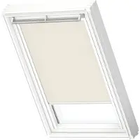 Velux Origineel Verduisterend Rolgordijn (DKL) Wit Kozijn, UK08, Beige