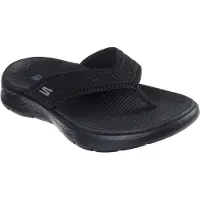SKECHERS Teenslipper 'Go Walk' zwart