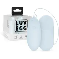 Huismerk LUV EGG - Blauw