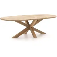 Rough furniture + 15% kassakorting | ROUGH-Y Ellips dining tuintafel 240x120cm