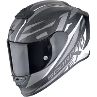 Scorpion EXO-R1 Evo Carbon Air Runner, integraalhelm ,Mat Zwart/Wit/Grijs ,L