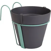 Elho Balkonbak Loft Urban Antraciet D 28 H 20 Cm