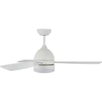 Lucci air Vector Plafondventilator 35 W (Ø x h) 130 cm x 10 cm Wit Met afstandsbediening