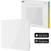 Hombli Smart Infrared Panel Heater - 400W White Glass
