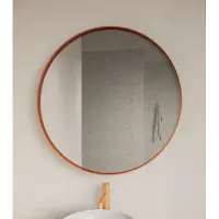 Gliss Design Asteri badkamer spiegel koper rosé 140 cm