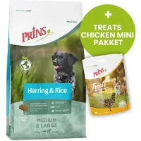 Prins ProCare Herring & Rice 20kg - Hondenvoer - Puppyvoer - Treats Chicken Mini Pakket