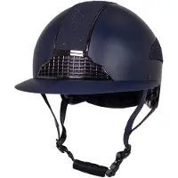 QHP Veiligheidscap Ohio polo visor Navy - 55-57