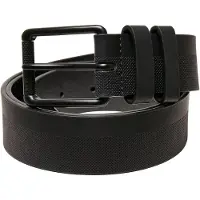 Urban Classics Riem - Immitatieleren basic riem - zwart - Maat S-M