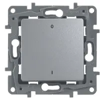 Legrand Dubbelpolige Inbouwschakelaar Niloé Zilver