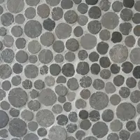 Praxis Mozaïektegels Coin - Lichtgrijs - Natuursteen - 0,09 M²