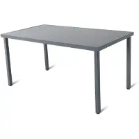 Central Park Tuintafel Almunda Aluminium/glas 145x80x72cm