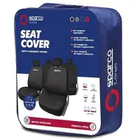 Big Buy Cooking SPARCO universele stoelhoezen SPCS441RD, voor en achter, 2 mm polyester