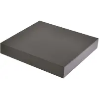 Duraline Wandplank Xl4 Hoogglans Zwart 38mm 23,5x23,5cm