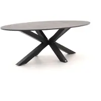 Bellagio + 15% kassakorting | Induno Ellips dining tuintafel 200x110cm