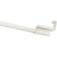 Gardinia 2618 Spanraam, diameter 9 mm, metaal, uitschuifbaar van 120-160 cm, wit
