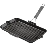 Staub Grillpan Rechthoek Zwart 34 x 21 cm