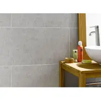 Dumalock Wand- En Plafondbekleding Dumalock Malaga Mat Grijs 120x37,5cm