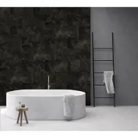 Grosfillex Wandpaneel Gx Wall+ Pvc Black Marble 30x60cm