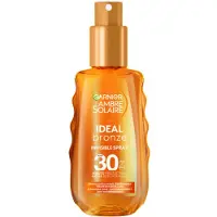 Garnier 3x Ambre Solaire Ideal Bronze Onzichtbare Beschermende Spray SPF 30 150 ml