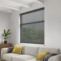Decosol Jaloezie Horizontaal Aluminium Antraciet 25mm 60x250cm