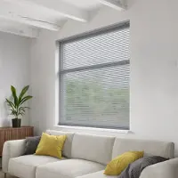 Decosol Jaloezie Horizontaal Aluminium Zilver 25mm 140x250cm