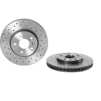 Brembo Remschijf 09B3551X voorkant, gelocht, geventileerd, geperforeerd, 1 Stuk