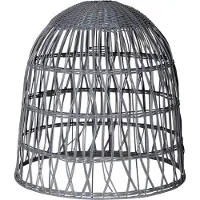 Star Trading Kap Knute, zonder fitting, Ø 48 cm, grijs
