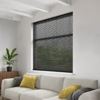 Decosol Jaloezie Horizontaal Aluminium Zwart 25mm 240x250cm
