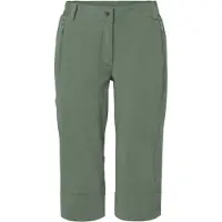 Vaude - Women's Farley Stretch Capri III - Trekkingbroek 46, olijfgroen