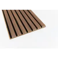 Maestro Latt Lattenwand - Warm Walnut + Black - 277x30xcm - 20mm - 2 Stuks