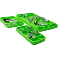 JBM Set Van 3 Flexibele Antislip Gereedschapsbakken