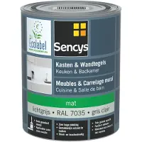 Sencys Lak Voor Wandtegels & Meubels, Keuken & Badkamer Ral7035 Mat 750ml