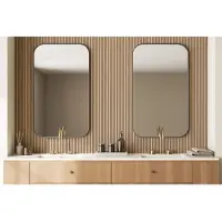 Maestro Latt Novo Lattenwand - Natural Oak + White - Vochtbestendig - 277x30cm - 16mm - 2 Stuks