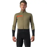 Castelli Beta Ros Jas Olijfgroen Zwart, Maat XXL