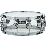 Fame Crystallica Snare 14"x5,5" Clear Acryl - Snaredrum