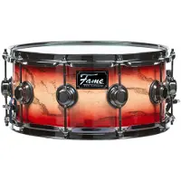 Fame Fortress Snare 14"x6,5" Red Burst - Snare drum