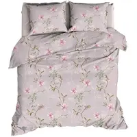 Satin d'or Raisa Dekbedovertrek - Extra breed - 260x200/220 cm - Rose