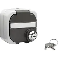 REV Buiten Stopcontact IP54 - Spatwaterdicht - Opbouw - Afsluitbaar