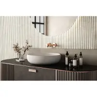 Maestro Latt Novo Lattenwand - Ceppo Beige + White - Vochtbestendig - 277x30cm - 16mm - 2 Stuks