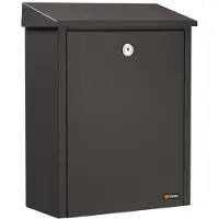 Ivana Postkast Brievenbus 390 Zwart (Ral 9005)