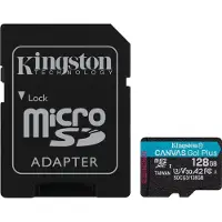 Kingston Canvas Go! Plus 128GB A2/V30/UHS-I microSDXC