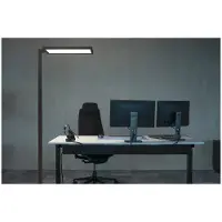 SLV Led vloerlamp Worklight kantoor 195cm zwart