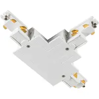 SLV Onderdeel | T-verbinder, voor S-TRACK 3-fase-inbouwrail, aarde buiten rechts, met | S-TRACK SYSTEM