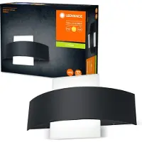 Ledvance LED-wandlamp buiten Endura Style Shield Square, zwart, Aluminium, Modern, LED wandlamp buiten