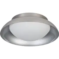 Ledvance Plafondlamp Orbis Milan, dimbaar, alu / grijs / zink, Woon-/ Eetkamer, metaal, plafondlamp