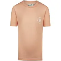 No Way Monday T-shirt oranje Jongens Katoen Ronde hals Backprint - maat 164
