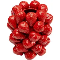 Kare design Vaas aardbeien rood 24cm