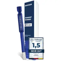 WERKSTEIN Tegelboor 5mm met Diamantboorkroon - Extreem duurzame boor voor fijnsteengoed om te boren in tegels, glas, keramiek, porselein, graniet, marmer en meer. Diamantboor met zeskantschacht