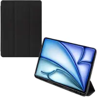 Mobilize Tablethoes geschikt voor Apple iPad Air 11 Inch (2025) Hoes | Solid Folio Bookcase - Zwart